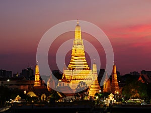 Wat Arun Temple Bangkok Thailand