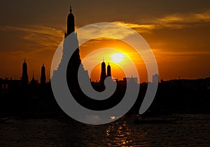 Wat Arun Temple in bangkok thailand