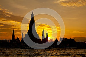 Wat Arun Temple in bangkok thailand