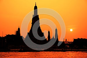 Wat Arun temple in Bangkok,Thailand