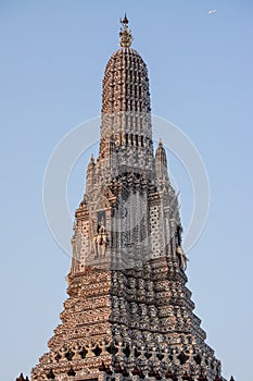 Wat Arun or `Temple of Dawn` is a beautiful Buddhist temple and landmarks of Bangkok