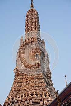 Wat Arun or `Temple of Dawn` is a beautiful Buddhist temple and landmarks of Bangkok