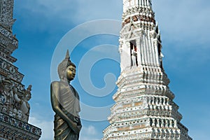 Wat Arun, Temple of Dawn the landmark of Bangkok,Thailand