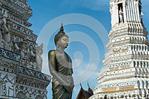 Wat Arun,Temple of Dawn the landmark of Bangkok,Thailand