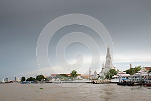 Wat Arun,Temple of Dawn the landmark of Bangkok,Thailand