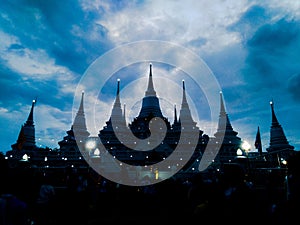 Wat asokaram temple of thailand