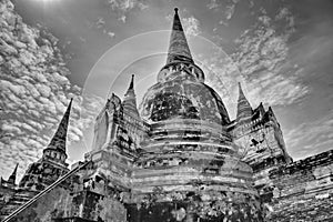 Wat in Ayutthaya Thailand asia