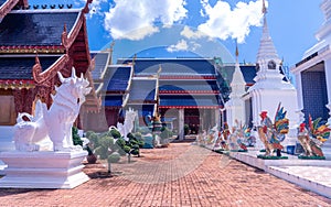 Wat Ban Den buddhist temple, Chiang Mai, Thailand
