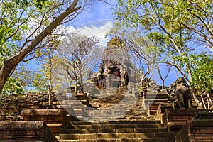 Wat Banan near Battambang, Cambodia photo