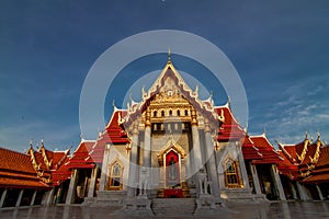 Wat Benjamabopit marble temple photo