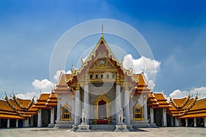 Wat Benjamaborphit or Marble Temple in Bangkok, Thailand