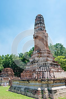 WAT BOROM PUTTHARAM in Ayutthaya, Thailand. It is part of the World Heritage Site - Historic City of Ayutthaya