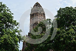 Wat Chai Wattanaram, Ancient Temple in Ayutthaya, Thailand