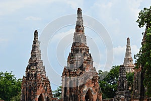 Wat Chai Wattanaram, Ancient Temple in Ayutthaya, Thailand