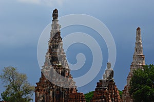 Wat Chai Wattanaram, Ancient Temple in Ayutthaya, Thailand