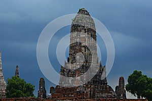 Wat Chai Wattanaram, Ancient Temple in Ayutthaya, Thailand