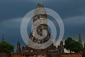 Wat Chai Wattanaram, Ancient Temple in Ayutthaya, Thailand