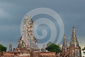 Wat Chai Wattanaram, Ancient Temple in Ayutthaya, Thailand