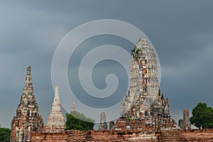 Wat Chai Wattanaram, Ancient Temple in Ayutthaya, Thailand