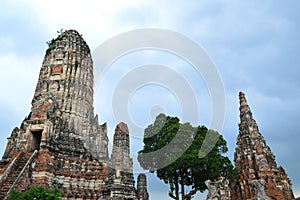 Wat Chai Wattanaram, Ancient Temple in Ayutthaya, Thailand