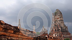 Wat Chai Wattanaram, Ancient Temple in Ayutthaya, Thailand