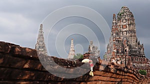 Wat Chai Wattanaram, Ancient Temple in Ayutthaya, Thailand