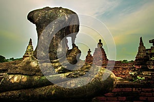 Wat chai wattanaram most popular traveling destination in ayutthaya world heritage site in thailand
