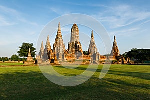 Wat Chai Watthanaram in Ayutthaya, Thailand