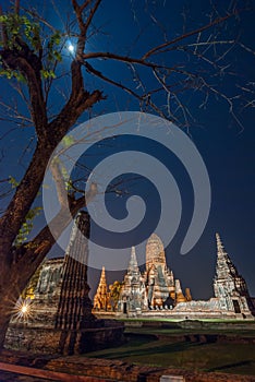 Wat chai watthanaram Ayutthaya Thailand