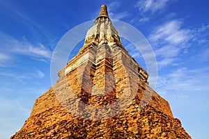 Wat Chai Watthanaram temple. Ayutthaya