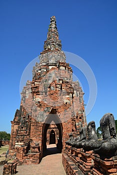 Wat Chai Watthanaram was one of the grandest and most monumental ruins of Ayutthaya.