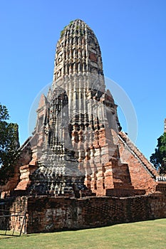 Wat Chai Watthanaram was one of the grandest and most monumental ruins of Ayutthaya.