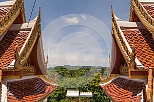 WAT CHAITHARAM or Wat Chalong TEMPLE in Phuket, Thailand, Asia