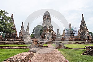 Wat Chaiwatthanaram is a Buddhist temple in the city of Ayutthaya Historical Park, is a landmark of Thailand