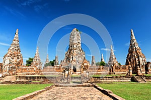 Wat Chaiwatthanaram in the city of Ayutthaya