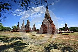 Wat Chaiwatthanaram in Phra Nakhon Si Ayutthaya, Thailand