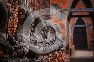 Wat Chaiwatthanaram temple in Ayuthay, Thailand