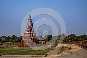 Wat Chaiwatthanaram temple in Ayutthaya Historical Park photo