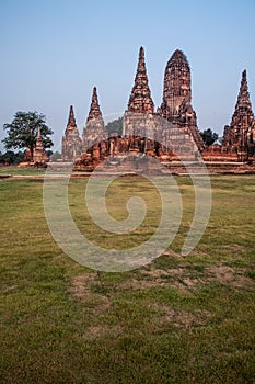 Wat Chaiwatthanaram temple in Ayutthaya Historical Park photo