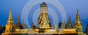 Wat Chaiwatthanaram Temple at Ayutthaya, Thailand