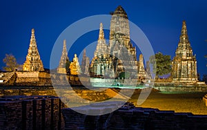 Wat Chaiwatthanaram Temple at Ayutthaya, Thailand