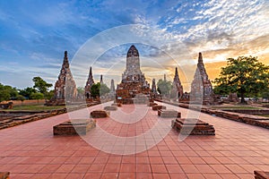 Wat chaiwatthanaram temple, ayutthaya, thailand