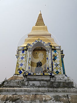 Wat Chaloem Phra Kiat Phrachomklao Rachanusorn. Sky Pagoda. North Thailand, near ChiangMai