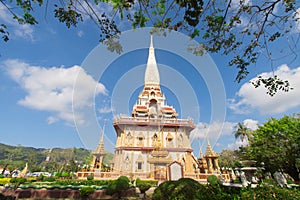 Wat Chalong, an ancient temple in Phuket,Thailand