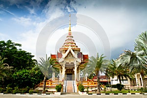 Wat Chalong Temple, Phuket, Thailand. photo