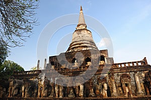 Wat Chang Lom, Si Satchanalai Historical Park photo