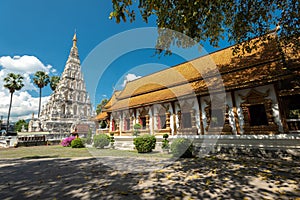 Wat Chedi Liam Wat Ku Kham or Temple of the Squared Pagoda in ancient city of Wiang Kam, Chiang Mai, Thailand