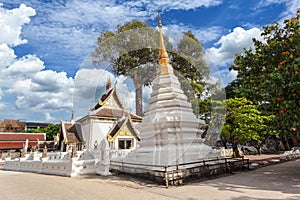 Wat Chedi Luang is a beautiful old temple in Chiang Mai, Chiag Mai Province, Thailand