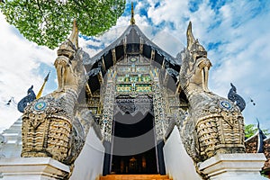 Wat Chedi Luang temple from Chiang Mai,Thailand