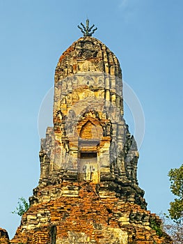 Wat Cherng Tha temple, Unesco World Heritage site, in Phra Nakhon Si Ayutthaya, Thailand